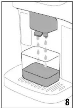 DELONGHI Magnifica Plus ECAM320.70.SB - Filling the water circuit and rinsing - 3