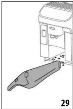 DELONGHI Magnifica Plus ECAM320.70.SB - Cleaning the inside of the machine Danger of electric shock! - 1