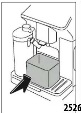DELONGHI Magnifica Plus ECAM320.70.SB - Cleaning the milk carafe after use - 1