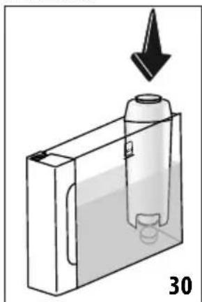 DELONGHI Magnifica Plus ECAM320.70.SB - Cleaning the water tank - 1