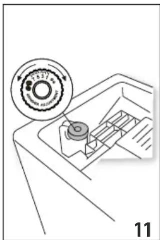 DELONGHI Eletta Cappuccino Evo ECAM46.860.W - Réglage du moulin à café - 1