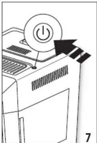 DELONGHI Eletta Cappuccino Evo ECAM46.860.W - 4.. ACCENSIONE DELL'APPARECCHIO - 2
