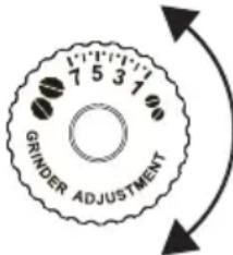 7 5 3 1 GRINDER ADJUSTMENT