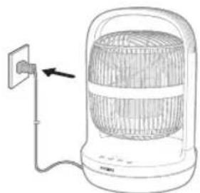 PHILIPS CX2050 - Slå av og på - 1
