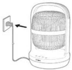 PHILIPS CX2050 - Vklop in izklop - 1