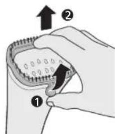 PHILIPS STE1030 - Inserir a escova - 3
