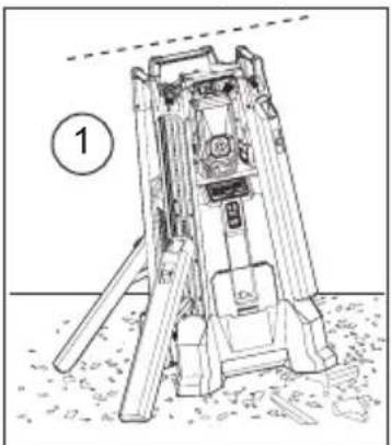 MILWAUKEE MXF041 - Deploying/Retracting the Legs - 1