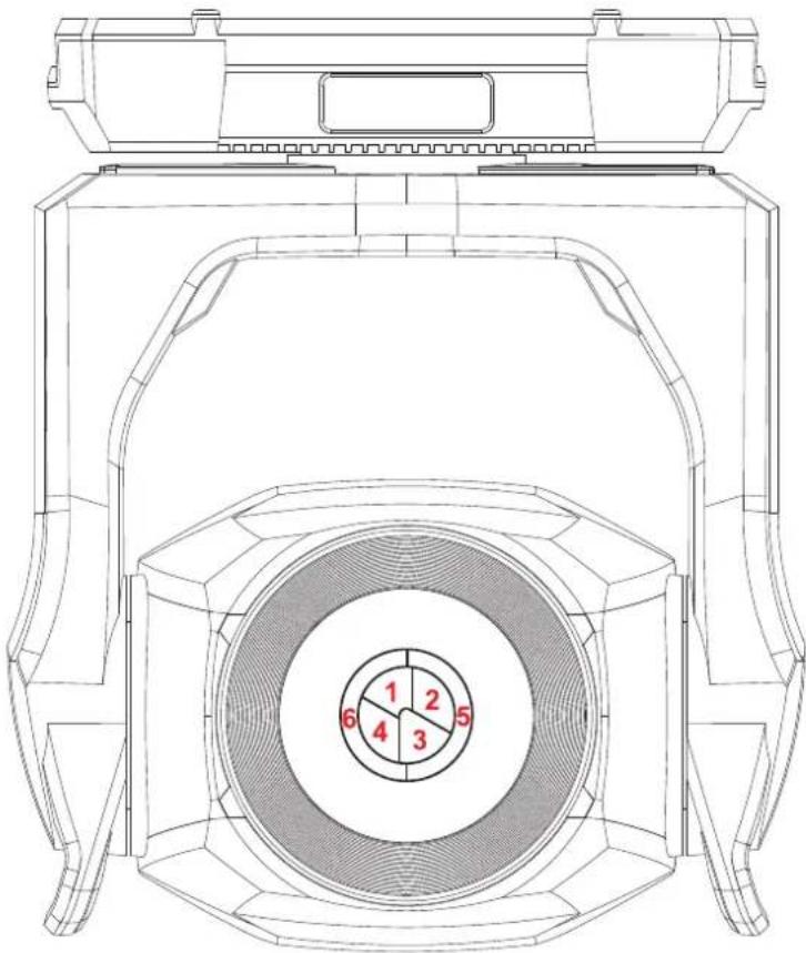 MARTIN MAC Viper XIP - Numérotation des segments - 1