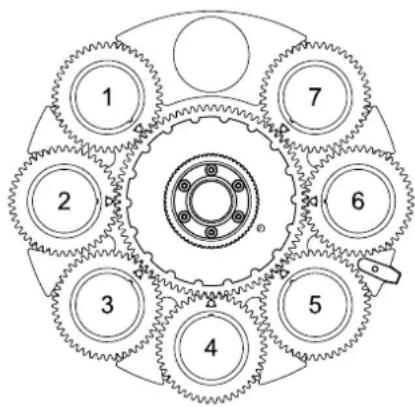 MARTIN MAC Viper XIP - Roue de gobos 1 – effets volumétriques - 1