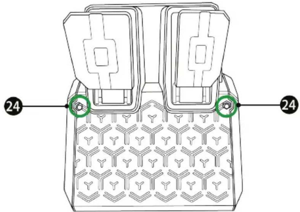 THRUSTMASTER T128 - FIXAR O CONJUNTO DE PEDAIS NUM SUPORTE OU COCKPIT - 1