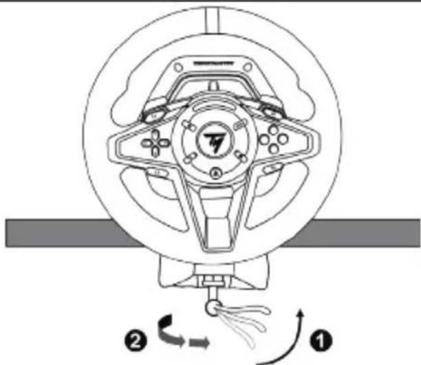 THRUSTMASTER T128 - Mocowanie kierownicy do stołu lub biurka - 5