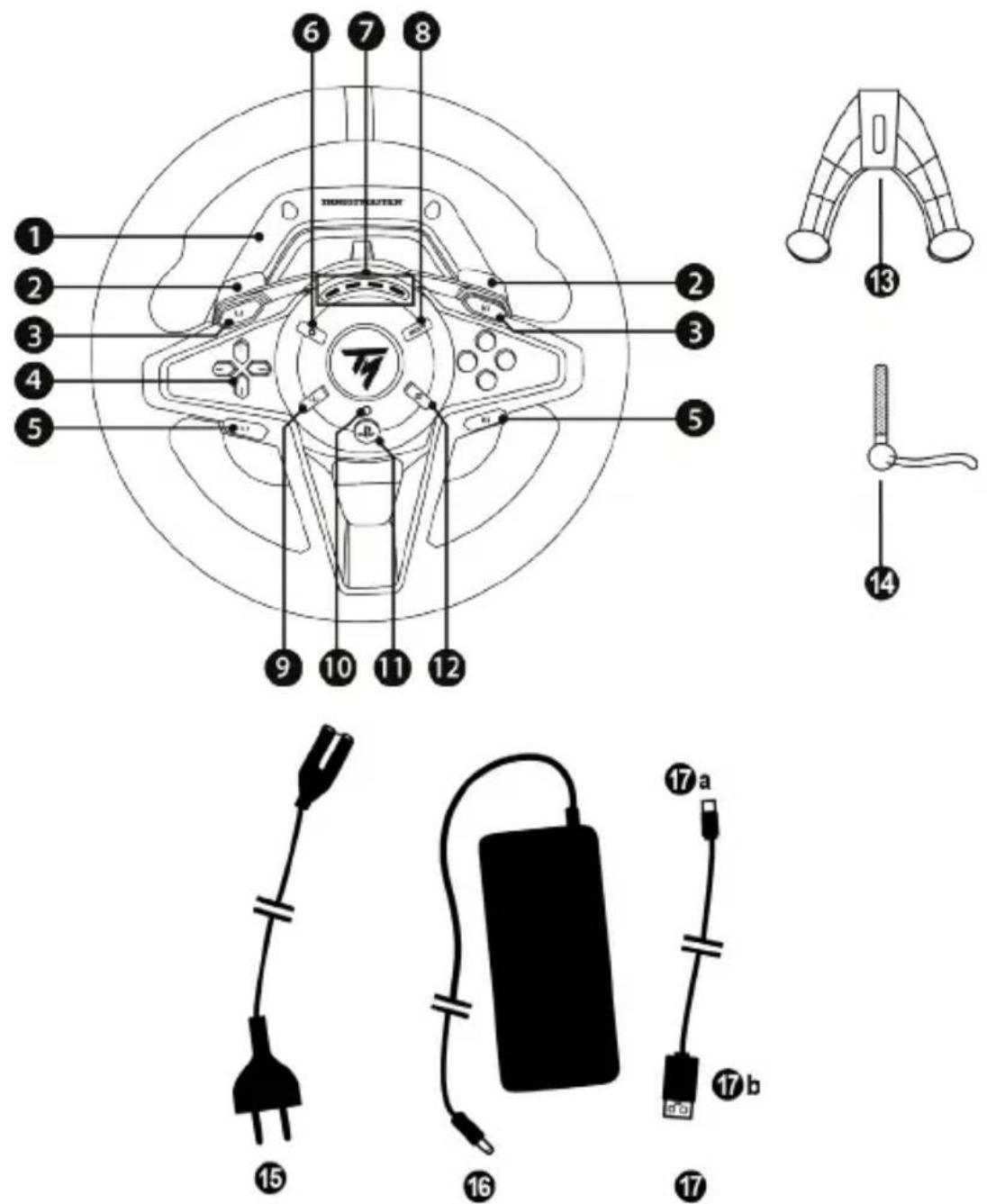 THRUSTMASTER T128 - TECHNICKÉ VLASTNOSTI - 1