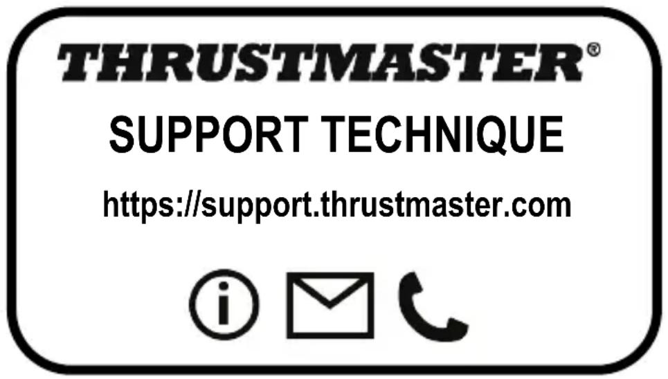 THRUSTMASTER® SUPPORT TECHNIQUE https://support.thrustmaster.com © 📧