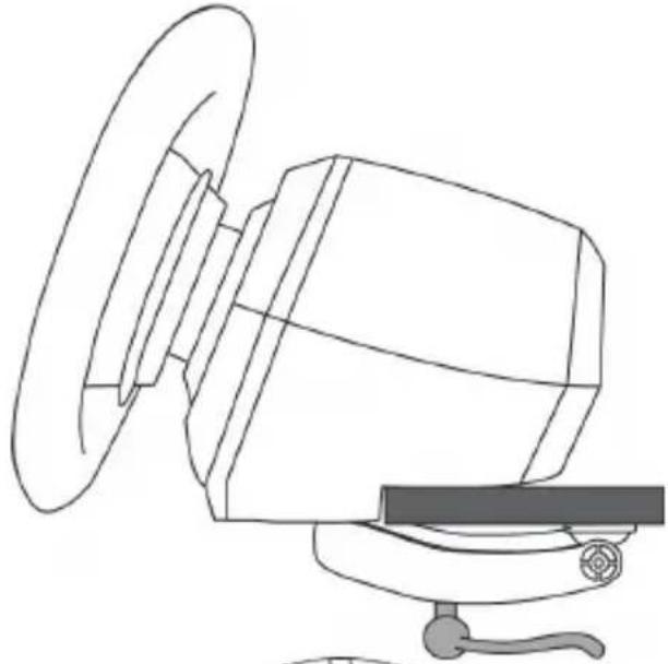 THRUSTMASTER T128 - Befestigung des Rennlenkrads auf einem Tisch oder Schreibtisch - 3