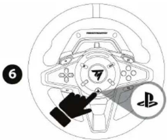 THRUSTMASTER T128 - INSTALLATION AUF PLAYSTATION®4-KONSOLEN ODER AUF PLAYSTATION®5-KONSOLEN - 2