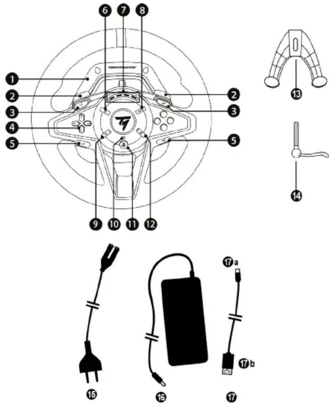 THRUSTMASTER T128 - ELEMENTY - 1