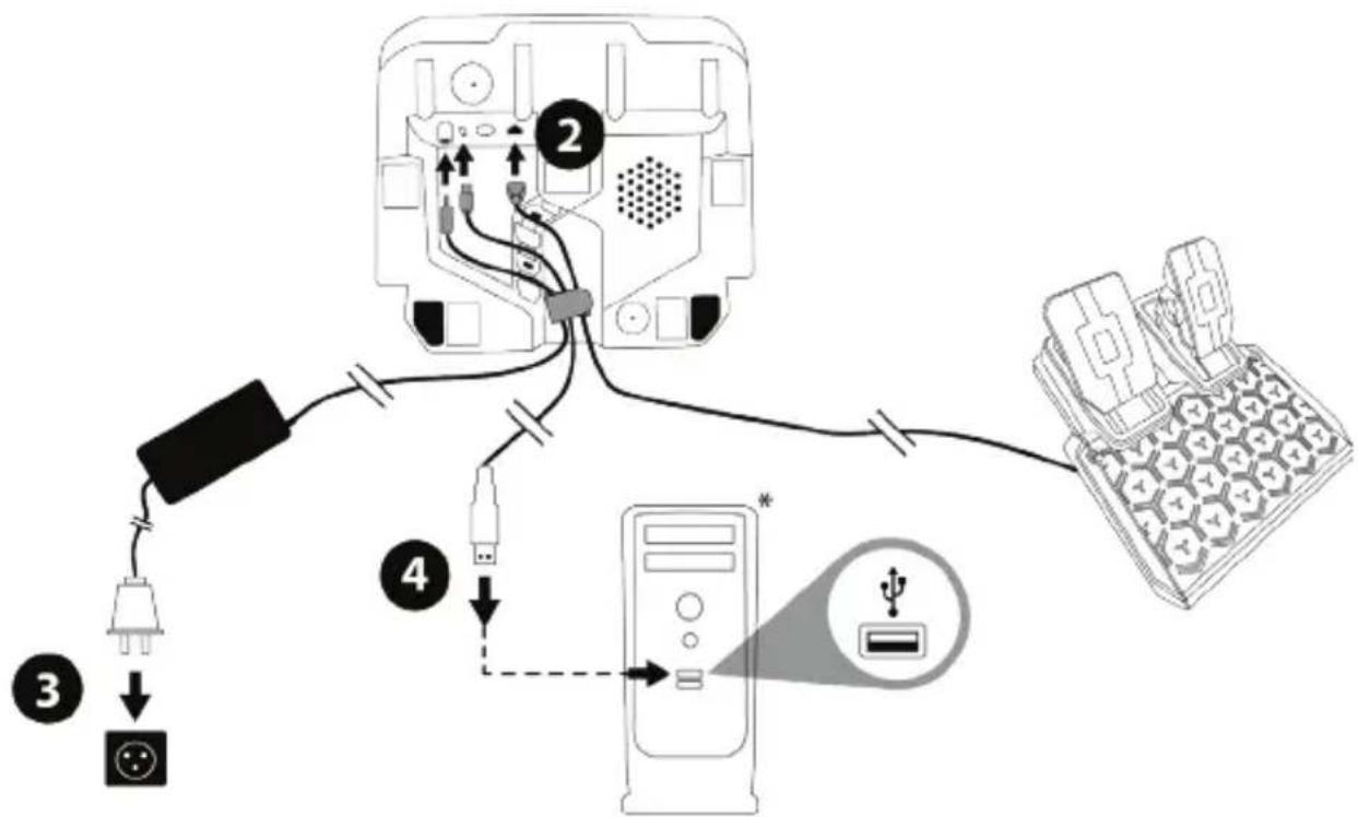 THRUSTMASTER T128 - INSTALACIÓN EN PC\* - 1