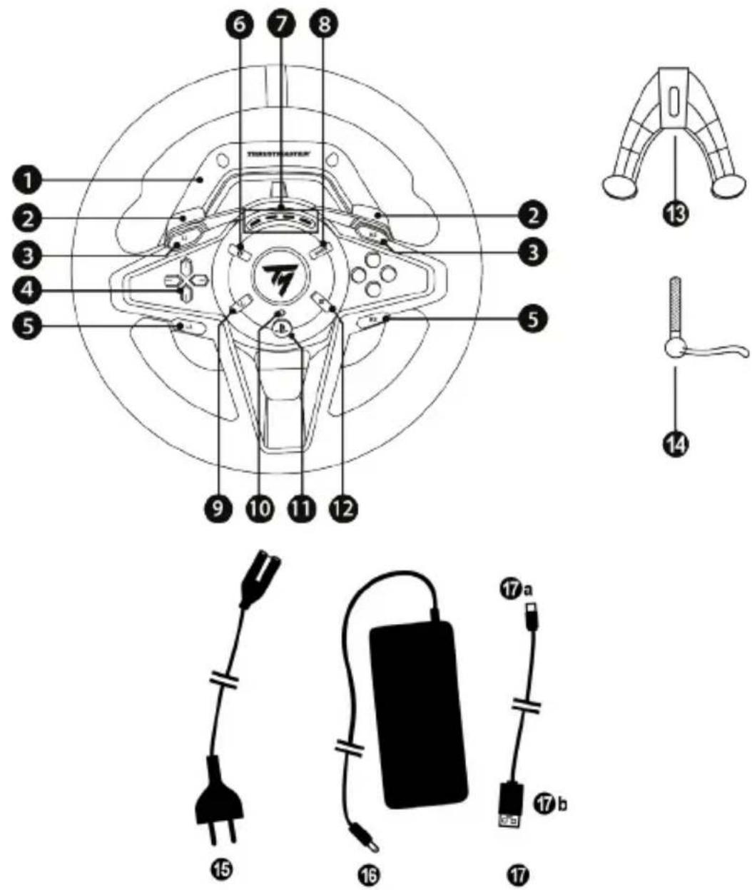 THRUSTMASTER T128 - CARACTERÍSTICAS TÉCNICAS - 1