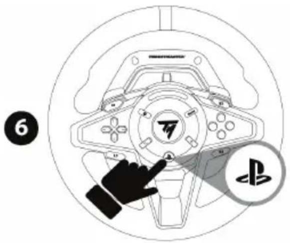 THRUSTMASTER T128 - УСТАНОВКА НА КОНСОЛИ PLAYSTATION®4 ИЛИ PLAYSTATION®5 - 2
