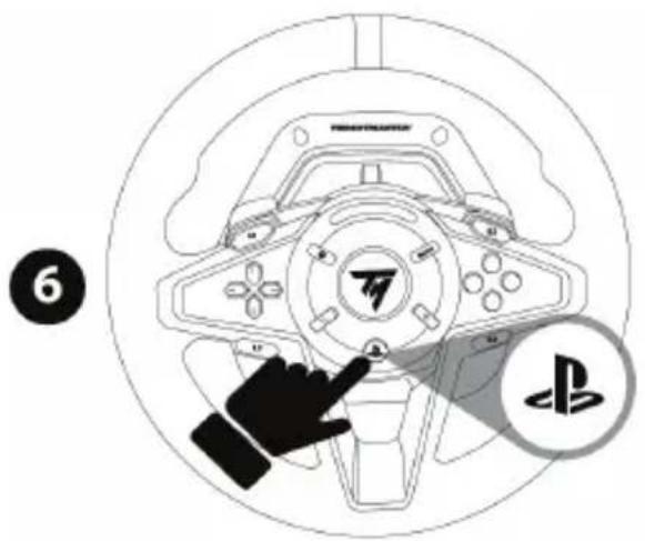 THRUSTMASTER T128 - PLAYSTATION®4 콘솔 또는 PLAYSTATION®5 콘솔에 설치 - 2