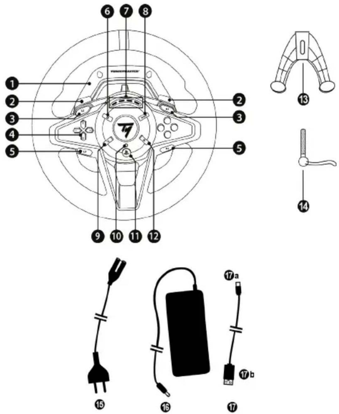 THRUSTMASTER T128 - 技術仕様 - 1