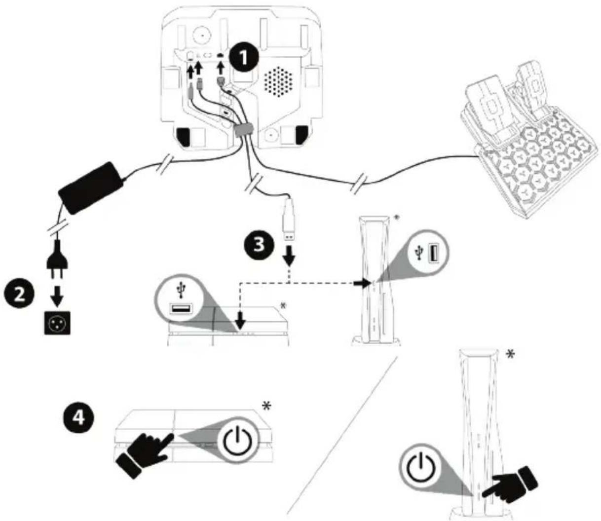 THRUSTMASTER T128 - ÜZEMBE HELYEZÉS PLAYSTATION®4 KONZOLOKON VAGY PLAYSTATION®5 KONZOLOKON - 1