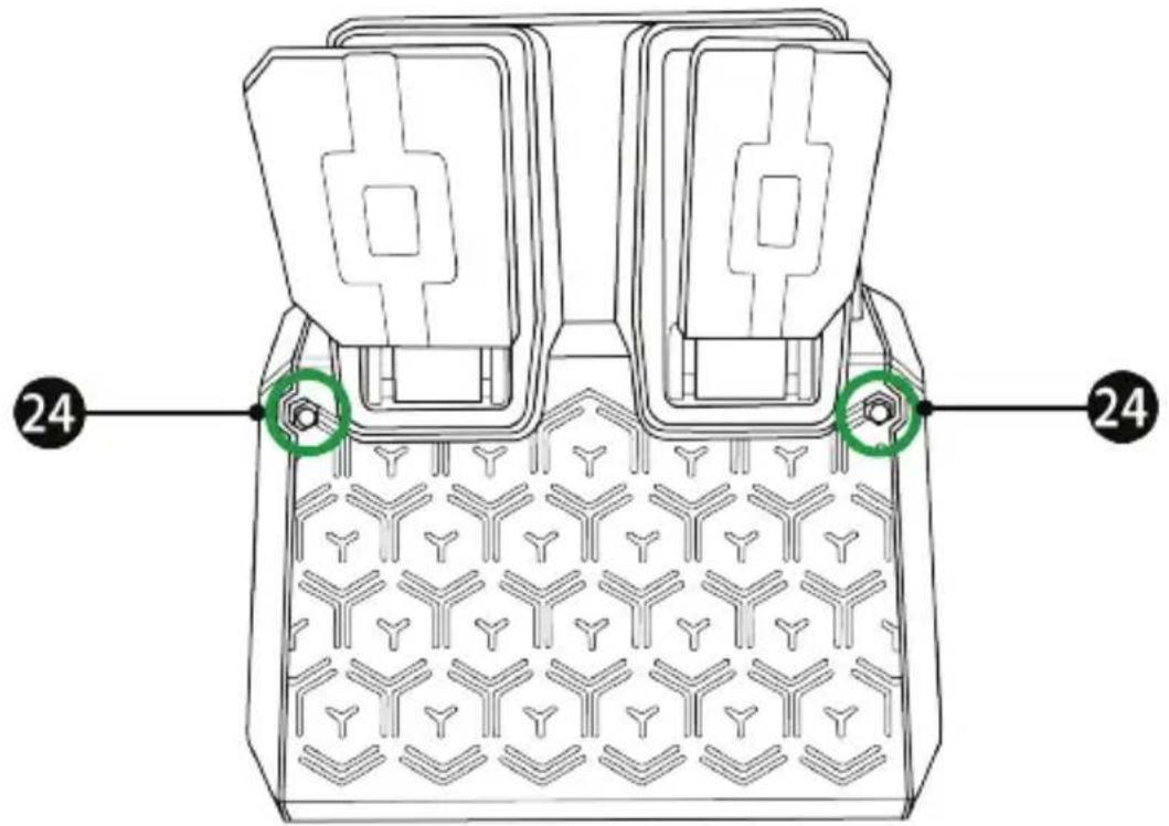 THRUSTMASTER T128 - PEDAL SETİNİ BİR DESTEK VEYA KOKPİTE MONTE ETME - 1
