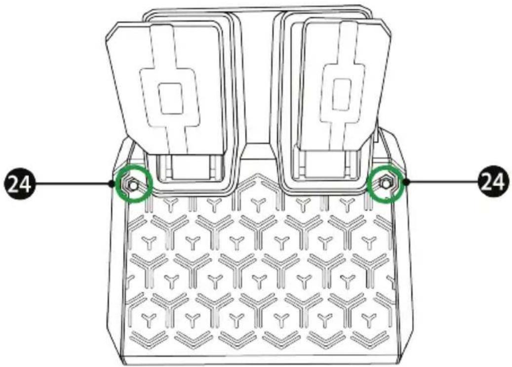 THRUSTMASTER T128 - DE PEDAALSET AAN EEN STEUN OF COCKPIT BEVESTIGEN - 1