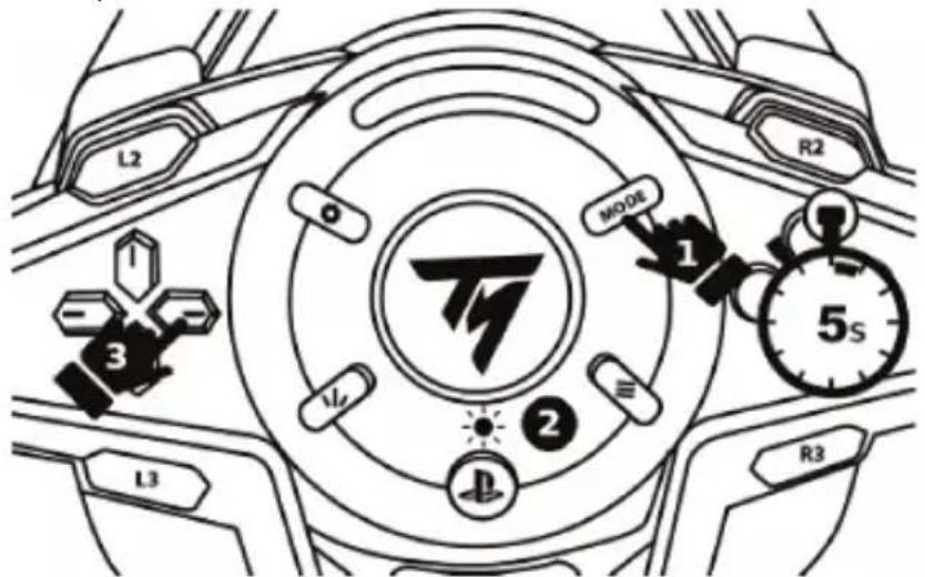 THRUSTMASTER T128 - Vorgehensweise: - 1