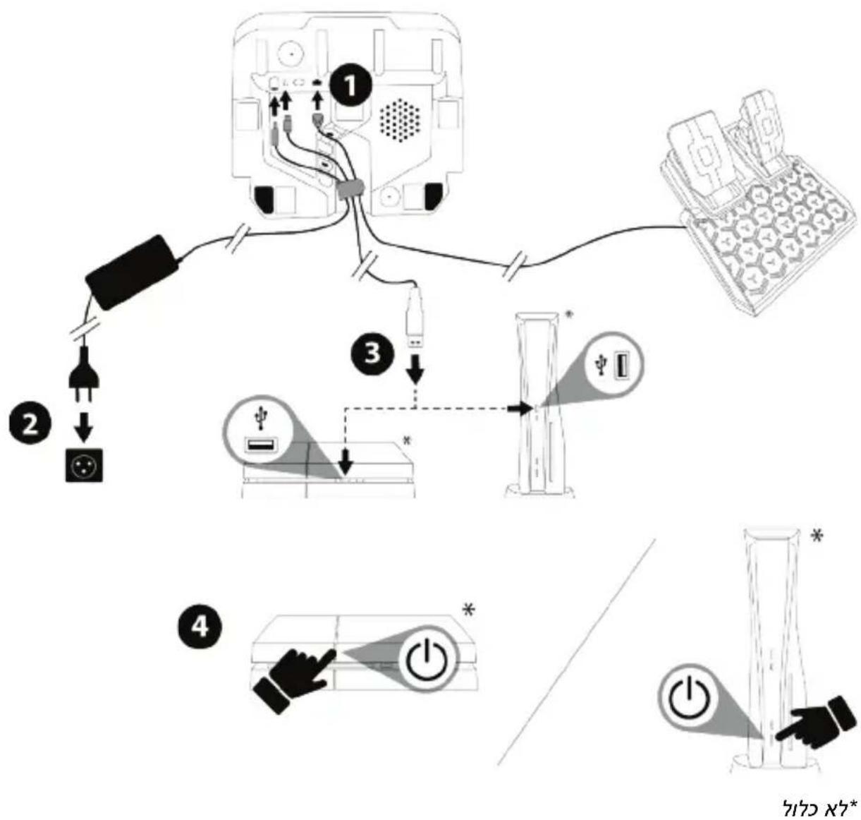 THRUSTMASTER T128 - PlayStation®5 71017 IX PlayStation®4 710177 - 1