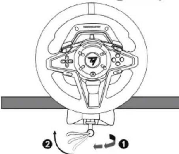 THRUSTMASTER T128 - Mocowanie kierownicy do stołu lub biurka - 4