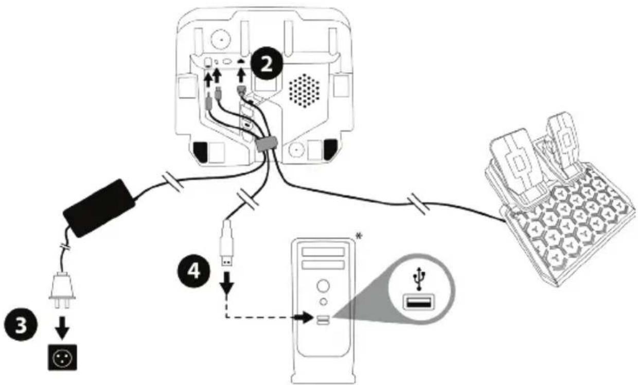 THRUSTMASTER T128 - INSTALLATION ON PC\* - 1
