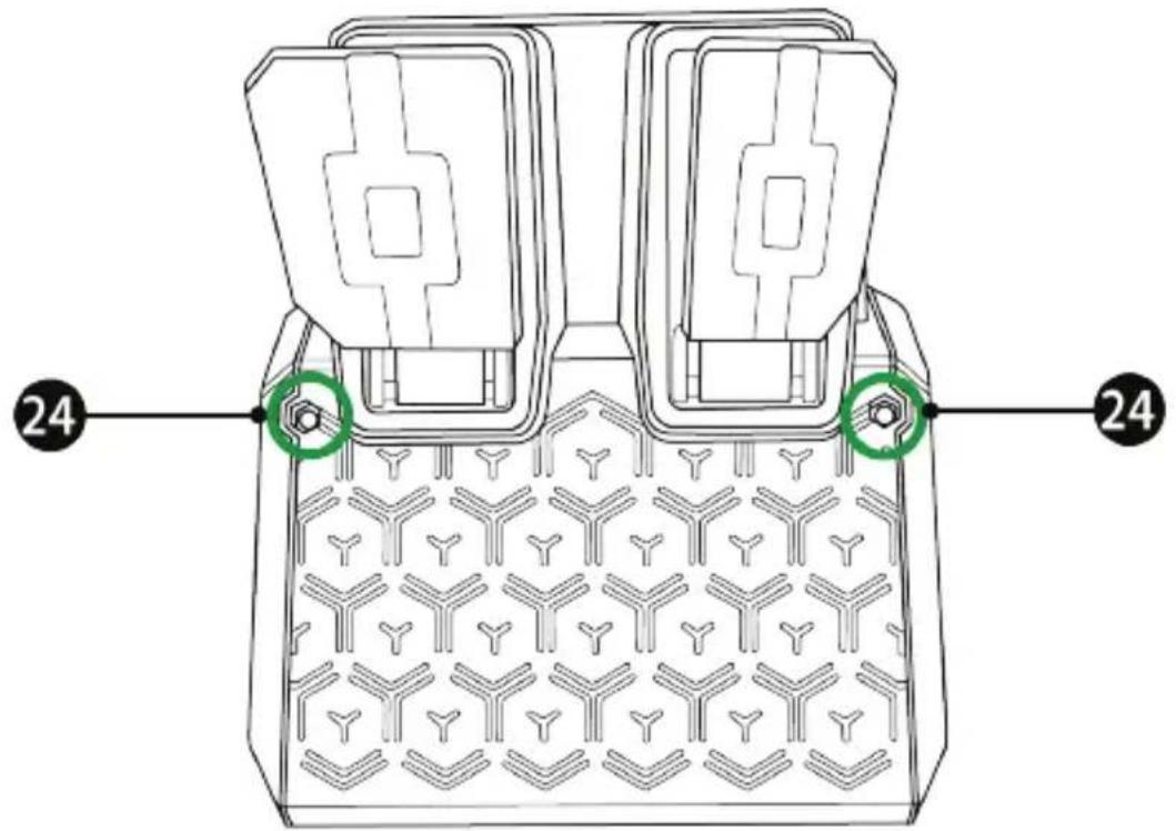 THRUSTMASTER T128 - MOCOWANIE ZESTAWU PEDALÓW DO PODPORY LUB KOKPITU - 1