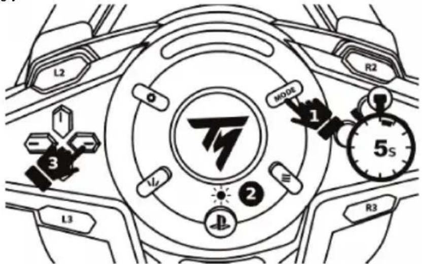 THRUSTMASTER T128 - Procedura: - 1