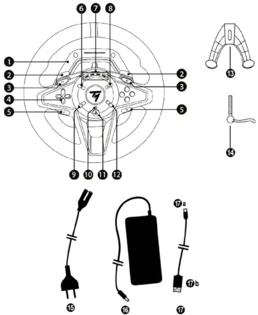 THRUSTMASTER T128 - TEKNISET OMINAISUUDET - 1