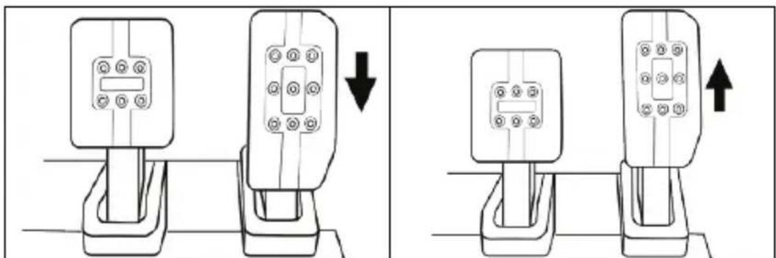 THRUSTMASTER T3PM - Kaasupolkimen KORKEUDEN säätäminen - 1