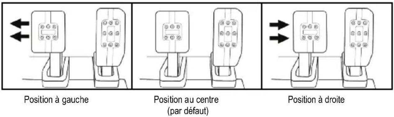 THRUSTMASTER T3PM - Ajuster l'ECARTEMEMENT des 3 pédales - 1