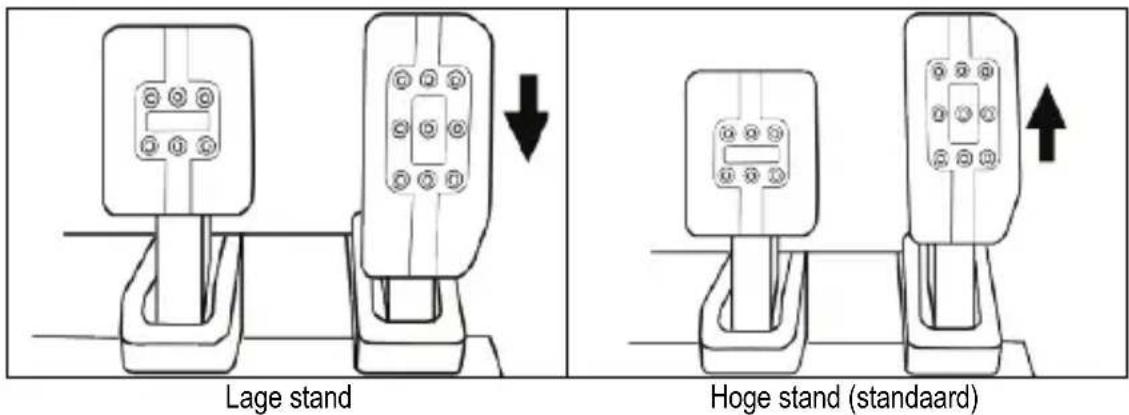 THRUSTMASTER T3PM - De HOOGTE van het gaspedaal afstellen - 1