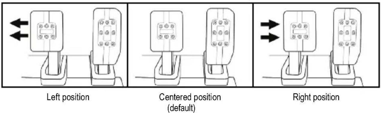 THRUSTMASTER T3PM - Adjusting the SPACING of the three pedals - 1