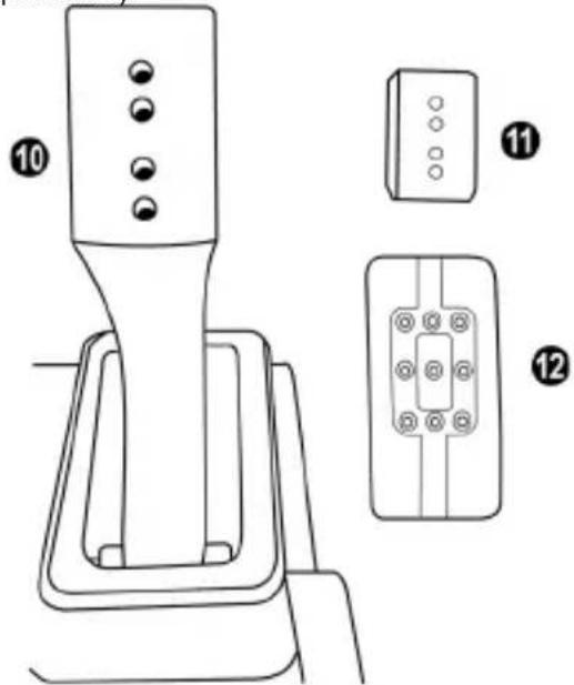 THRUSTMASTER T3PM - РЕГУЛИРОВКА ПЕДАЛЬНОГО БЛОКА - 1