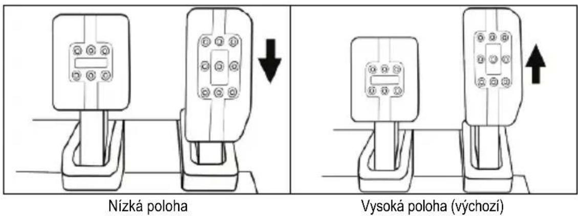 THRUSTMASTER T3PM - Nastavení VÝŠKY plynového pedálu - 1