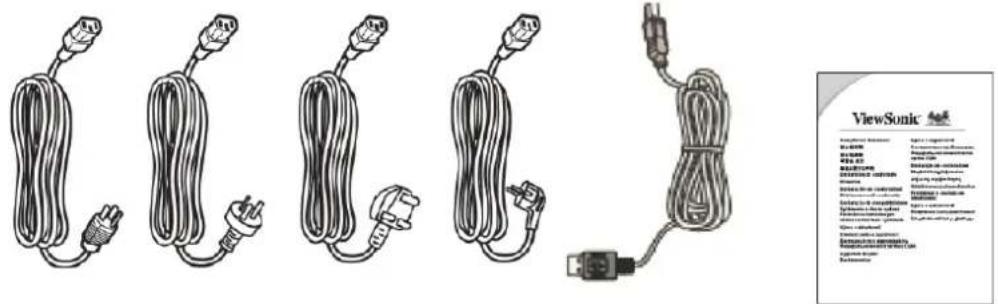 VIEWSONIC IFP7560 - Contenu de l'emballage - 1