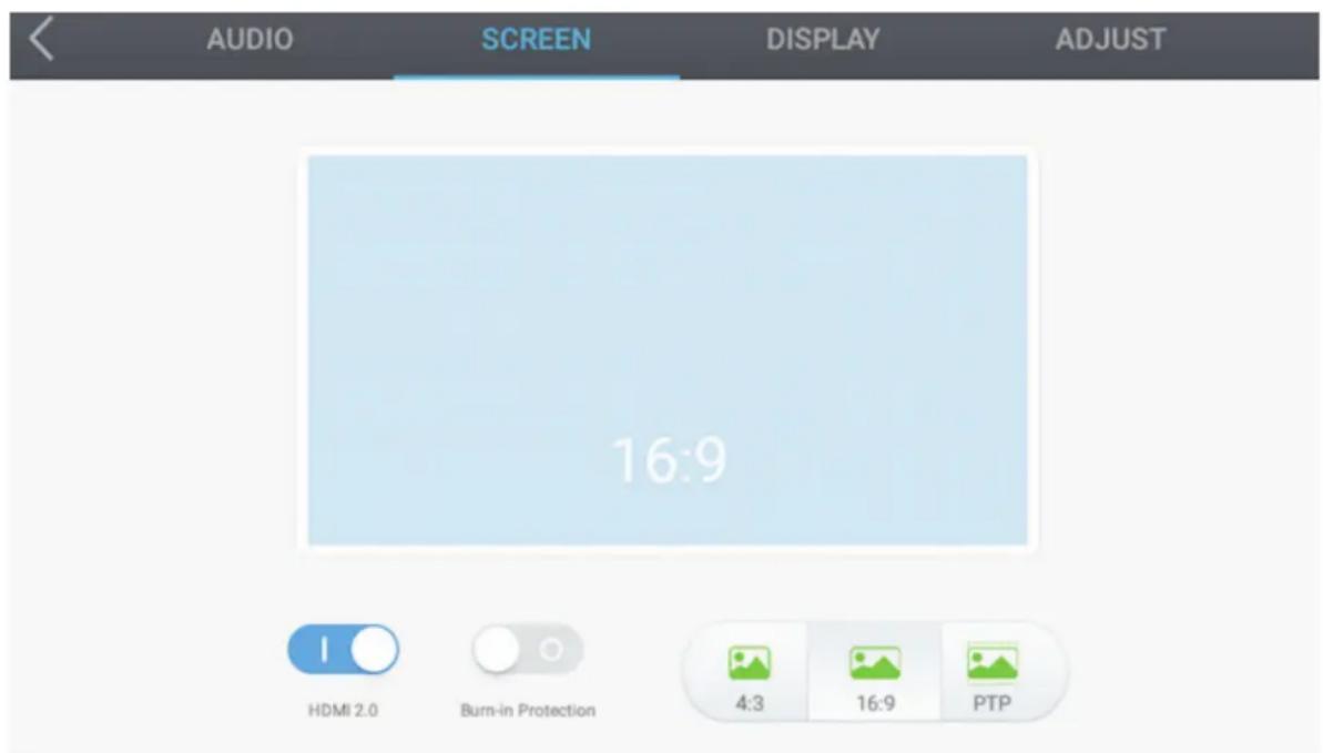 VIEWSONIC IFP7560 - Plus de paramètres OSD - 3