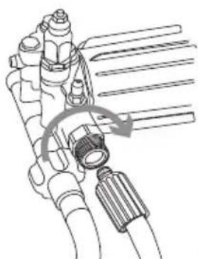 Generac G0069240 - Connect High-Pressure Hose and Lance - 3