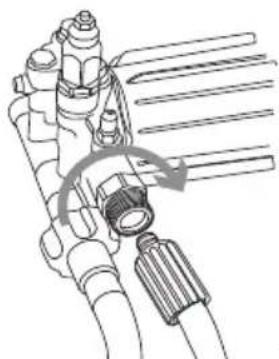 Generac G0069240 - Raccordement du tuyau à haute pression et de la lance - 3