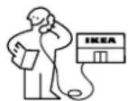 IKEA LAGAN 005.712.93 - Slik när du oss hvis du trenger service - 1