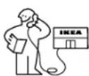 IKEA AVKYLD 504.998.36 - Jak nás můžete kontaktovat, pokud potřebujete naše služby - 1