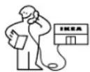 IKEA AVKYLD 504.998.36 - Як зв'язатися з нами, якщо вам необхідно наше сервисне обслуговування - 1