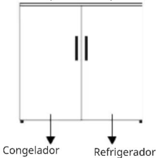 IKEA TYNNERÅS 805.680.79 - Instalacao dos produits do refrigerador e do congelador lado a lado - 1