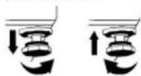 IKEA TYNNERÅS 805.680.79 - Justering av fottene - 1